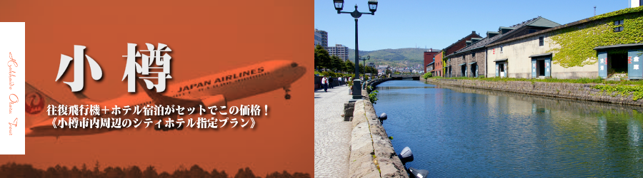 【東京発】小樽へ飛行機(JAL)で行く格安ツアー