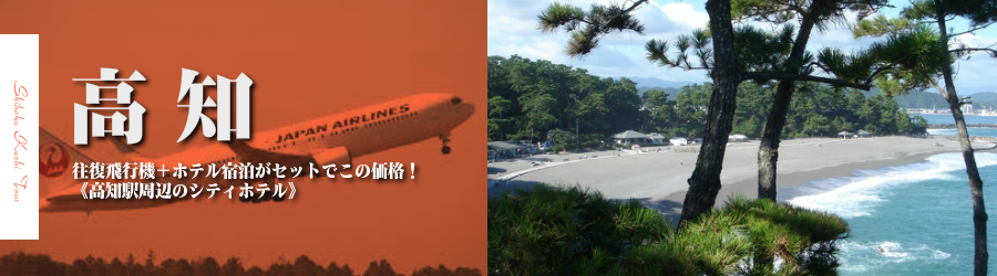 【東京発】高知へ飛行機(JAL)で行く格安ツアー