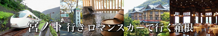 箱根宮ノ下温泉へロマンスカーで行く格安ツアー情報