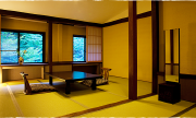 早雲山森林側和室（1２畳ツイン/10畳＋6畳）