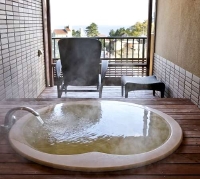 熱川プリンスホテル：客室陶器露天風呂付客室