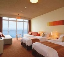 下田プリンスホテル:ツインルームBタイプ(禁煙)