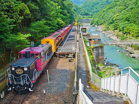 嵯峨野トロッコ列車 嵯峨嵐山 アクセス情報 施設情報 格安宿泊情報 往復交通 宿泊セットプラン