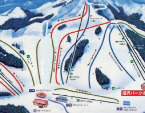湯沢パークリゾートのコースマップ